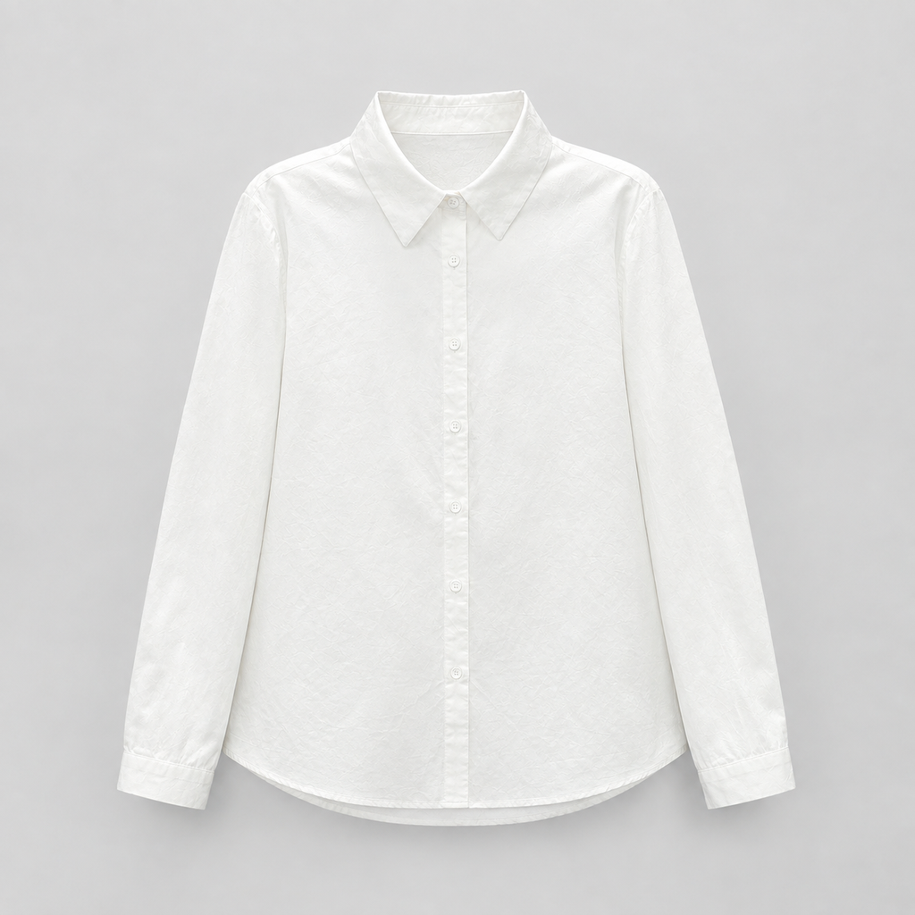 Camille Cotton Shirt in White