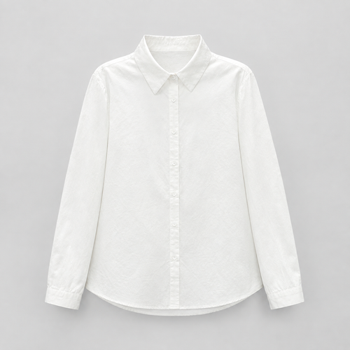 Camille Cotton Shirt in White