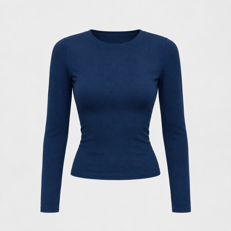 Eden Fitted Long-Sleeve Top
