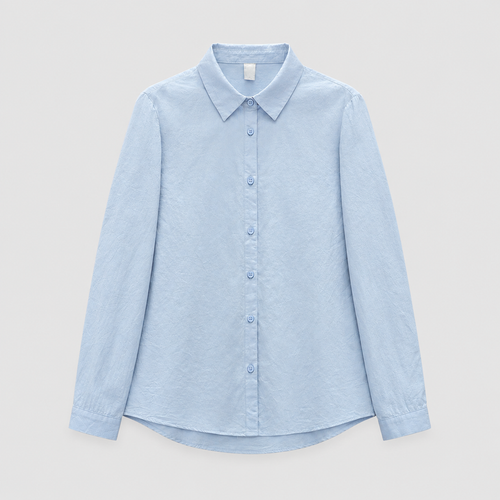 Camille Cotton Shirt in Blue
