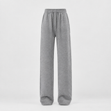 Harper Cotton Drawstring Pants in Gray